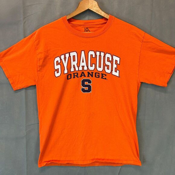 Syracuse Orange Men’s Cotton Blend T-Shirt Medium Knights Apparel Crew Neck - Picture 1 of 6